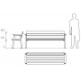 Banc "Gero" 3 places